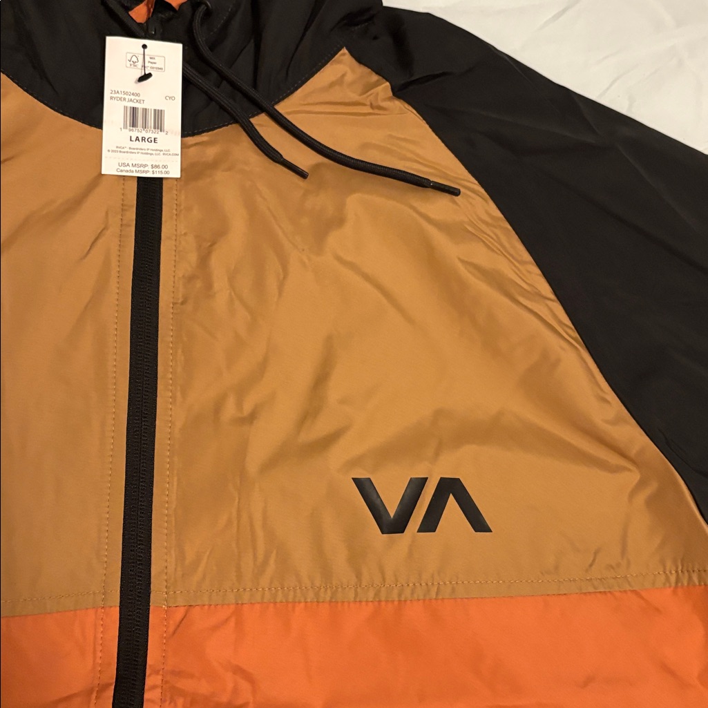 Nwt Rvca Windbreaker